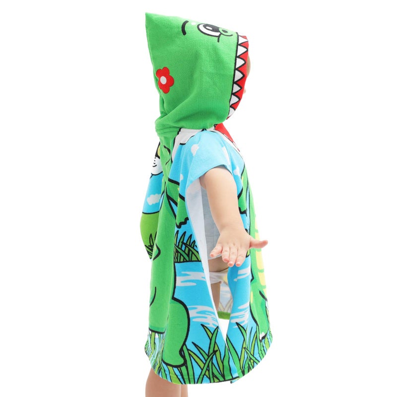 NovForth Kids Beach Towel for Boys Girls, Hooded Bath Towel Wrap, Toddler Pool Towel with Hood - Image 4